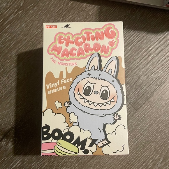 Authentic Popmart Monsters Labubu Exciting Macaron vinly Blind Box - Picture 1 of 3